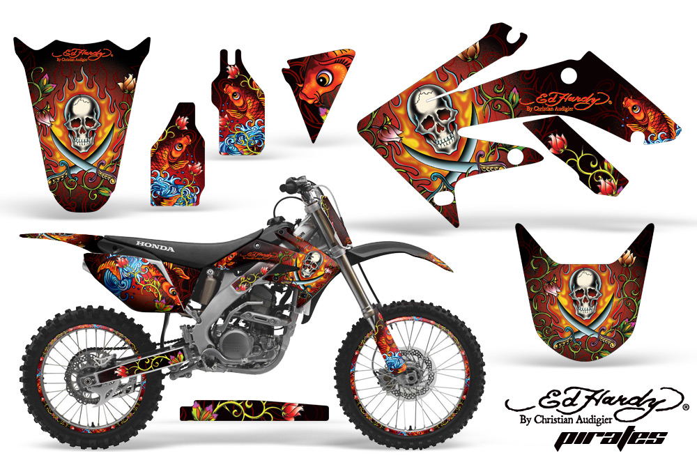 Honda CRF250R 04-09 Graphics Kit EHP R NPs